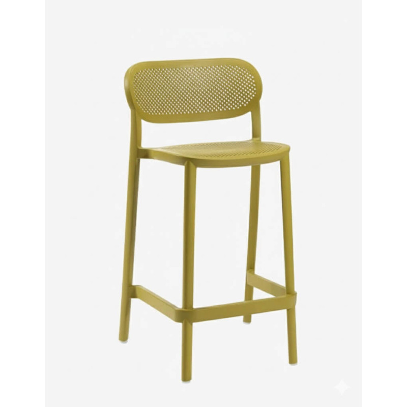 TABOURET D'ILOT OU BAR NUTA EN POLYPROPYLÈNE