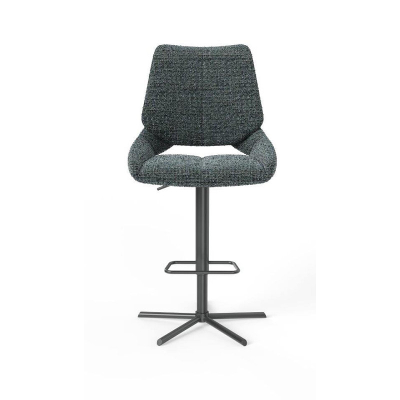 TABOURET CONTEMPORAIN DE BAR PIVOTANT ET RÉGLABLE FRED
