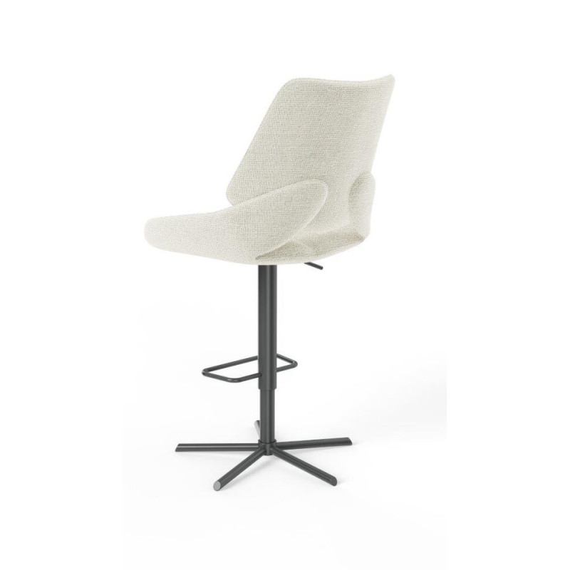 TABOURET CONTEMPORAIN DE BAR PIVOTANT ET RÉGLABLE FRED