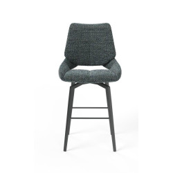 TABOURET SNACK PIVOTANT CONTEMPORAIN EN TISSU FRED