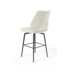 TABOURET SNACK PIVOTANT CONTEMPORAIN EN TISSU FRED