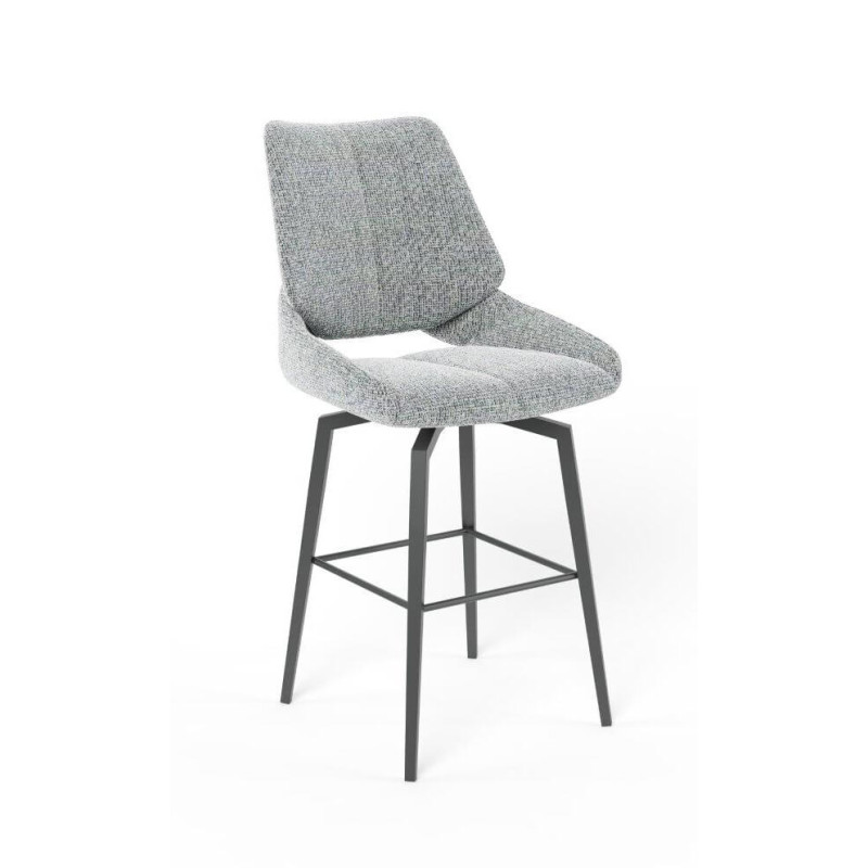TABOURET SNACK PIVOTANT CONTEMPORAIN EN TISSU FRED