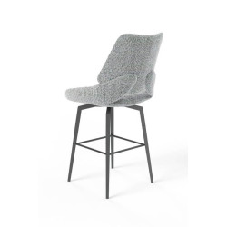 TABOURET SNACK PIVOTANT CONTEMPORAIN EN TISSU FRED