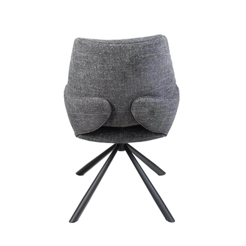 CHAISE CONTEMPORAINE PIVOTANTE FRED - PIEDS NOIR