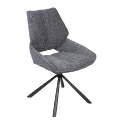 CHAISE CONTEMPORAINE PIVOTANTE FRED - PIEDS NOIR