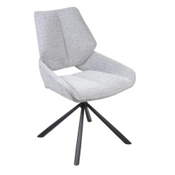 CHAISE CONTEMPORAINE PIVOTANTE FRED - PIEDS NOIR