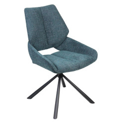 CHAISE CONTEMPORAINE PIVOTANTE FRED - PIEDS NOIR