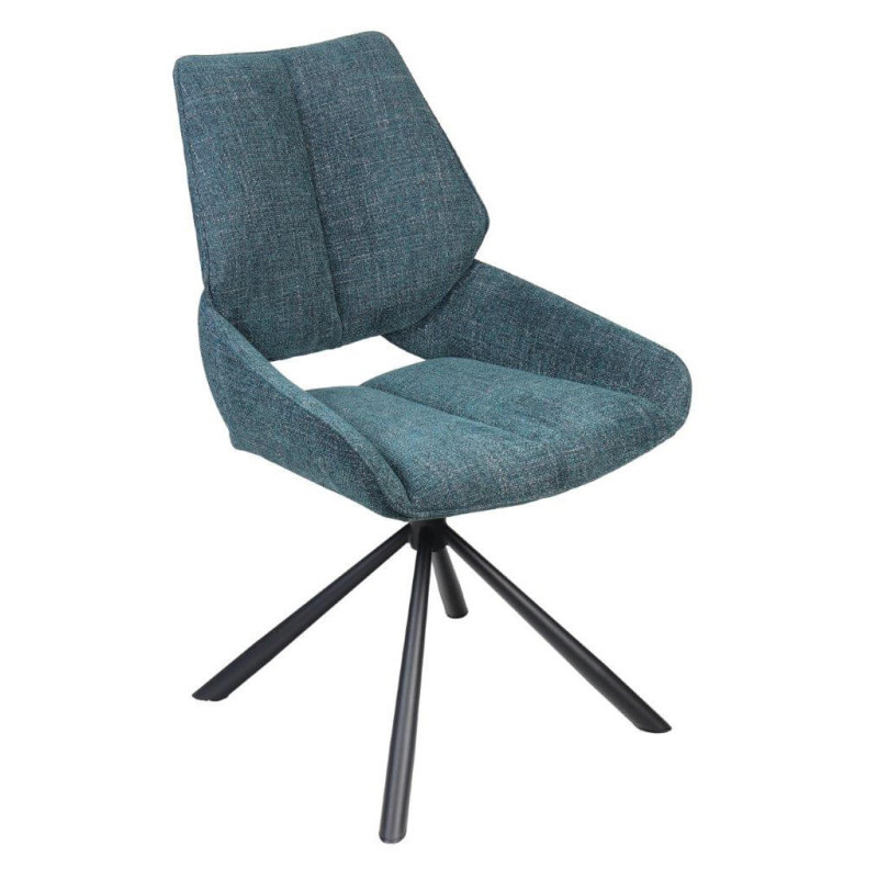 CHAISE CONTEMPORAINE PIVOTANTE FRED - PIEDS NOIR