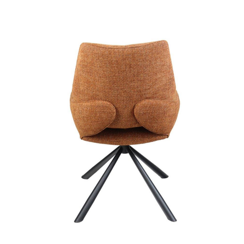 CHAISE CONTEMPORAINE PIVOTANTE FRED - PIEDS NOIR