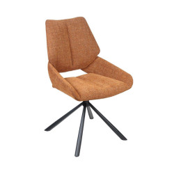 CHAISE CONTEMPORAINE PIVOTANTE FRED - PIEDS NOIR