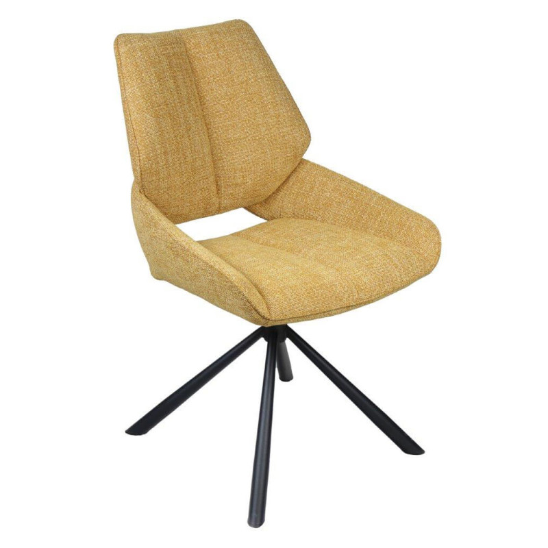 CHAISE CONTEMPORAINE PIVOTANTE FRED - PIEDS NOIR