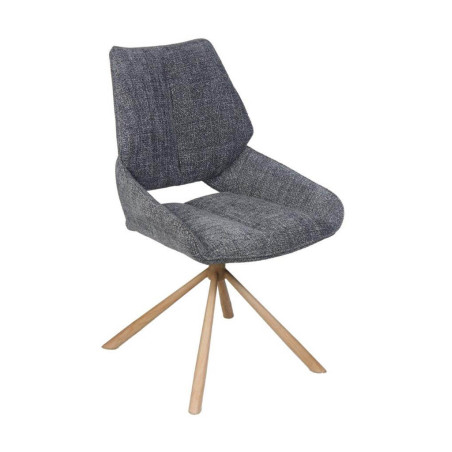 CHAISE CONTEMPORAINE PIVOTANTE FRED - PIEDS BOIS