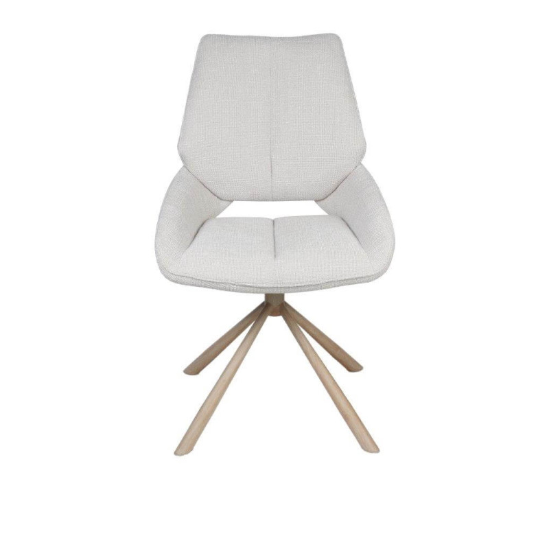 CHAISE CONTEMPORAINE PIVOTANTE FRED - PIEDS BOIS