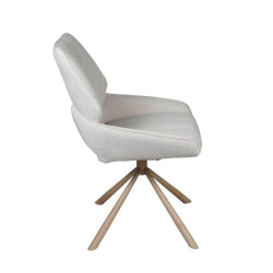 CHAISE CONTEMPORAINE PIVOTANTE FRED - PIEDS BOIS