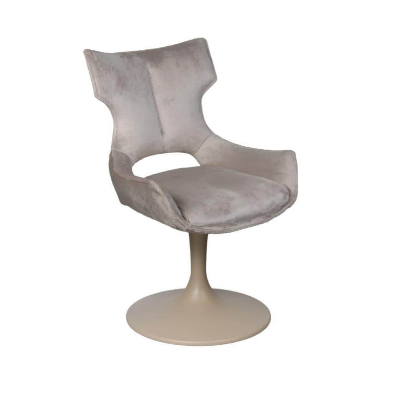 CHAISE CONTEMPORAINE PIVOTANTE MONTAGNE - PIEDS TULIPE