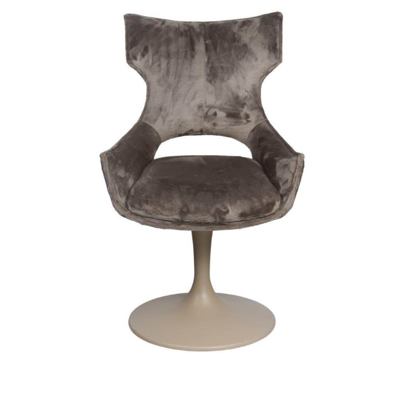 CHAISE CONTEMPORAINE PIVOTANTE MONTAGNE - PIEDS TULIPE