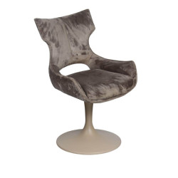 CHAISE CONTEMPORAINE PIVOTANTE MONTAGNE - PIEDS TULIPE