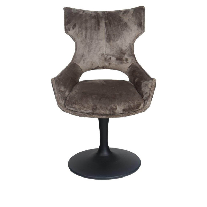 CHAISE CONTEMPORAINE PIVOTANTE MONTAGNE - PIEDS TULIPE