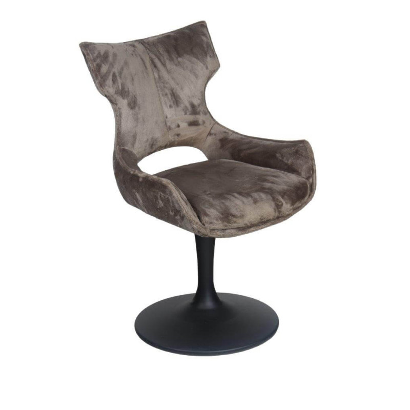 CHAISE CONTEMPORAINE PIVOTANTE MONTAGNE - PIEDS TULIPE