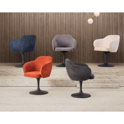 FAUTEUIL DASH CONTEMPORAIN PIEDS TULIPE