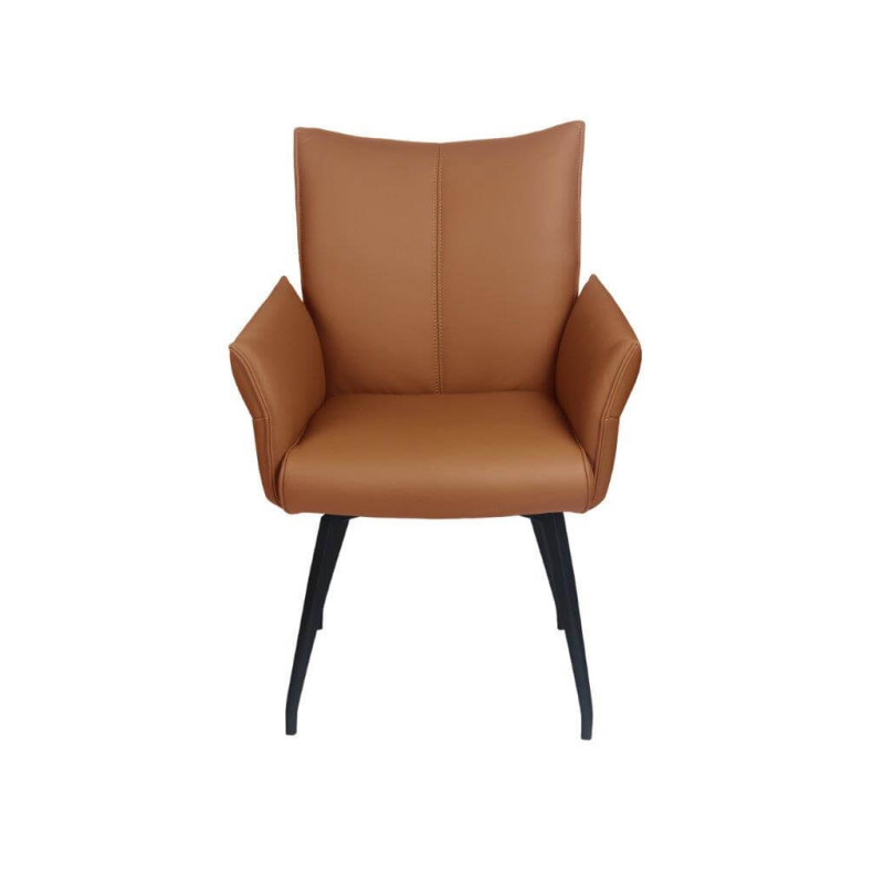 FAUTEUIL EN CUIR PICASSO FIXE