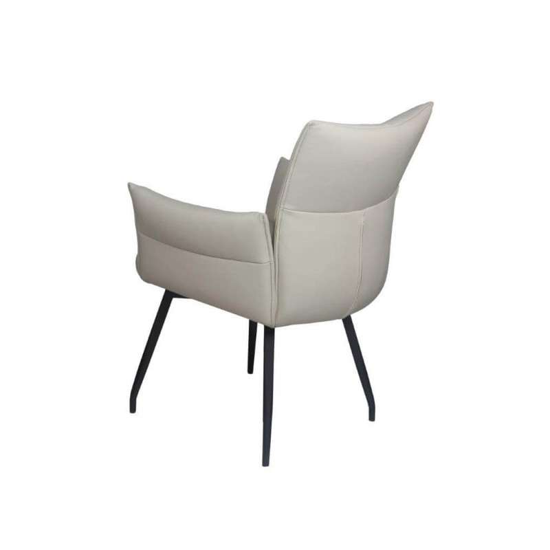 FAUTEUIL EN CUIR PICASSO FIXE