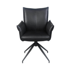 FAUTEUIL EN CUIR PICASSO PIVOTANT