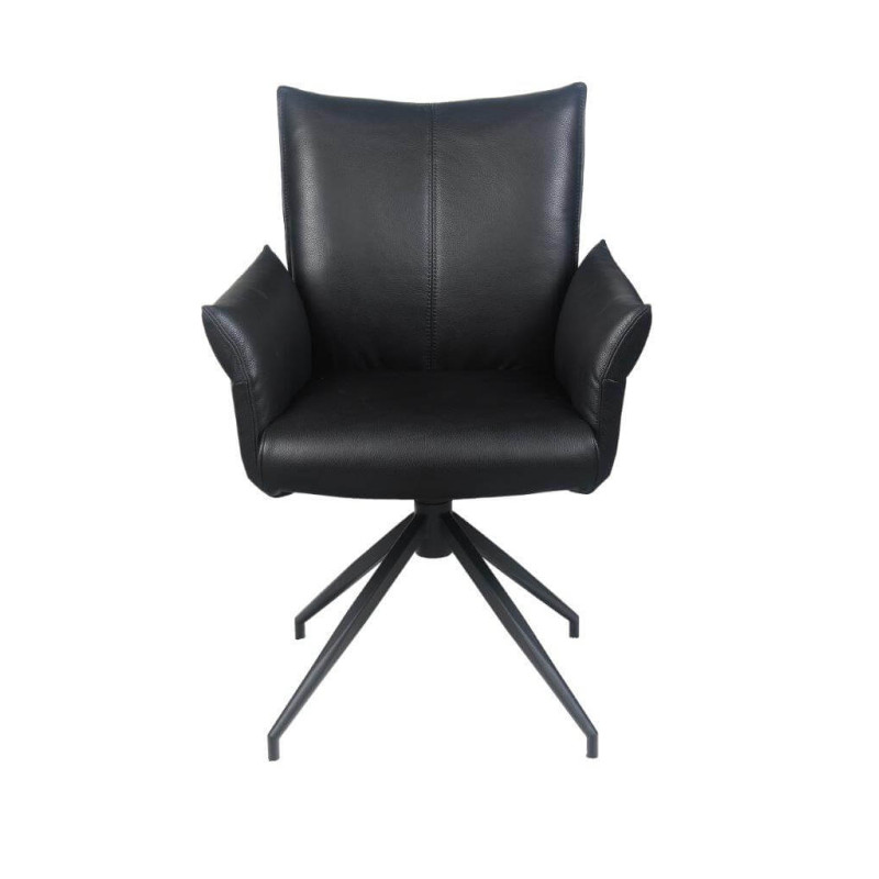 FAUTEUIL EN CUIR PICASSO PIVOTANT