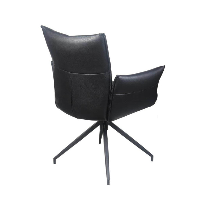 FAUTEUIL EN CUIR PICASSO PIVOTANT