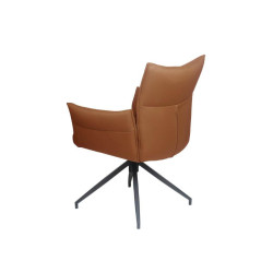 FAUTEUIL EN CUIR PICASSO PIVOTANT
