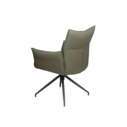 FAUTEUIL EN CUIR PICASSO PIVOTANT