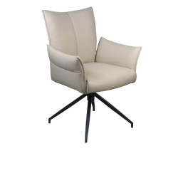 FAUTEUIL EN CUIR PICASSO PIVOTANT
