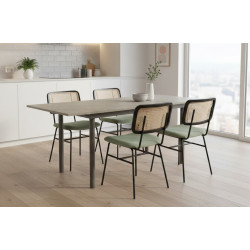 PETITE TABLE DE CUISINE EXTENSIBLE EN STRATIFIÉ BASIC