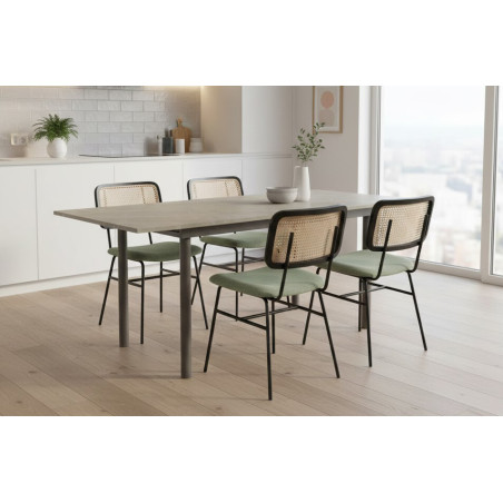 PETITE TABLE DE CUISINE EXTENSIBLE EN STRATIFIÉ BASIC