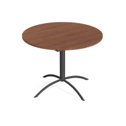 Table de Cuisine Ronde Pieds Central LASER Fixe - Le Chaisier