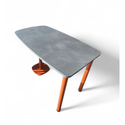 Table de Cuisine Snack 3 Pieds LUCCA Pour Petits Espaces - Le Chaisier