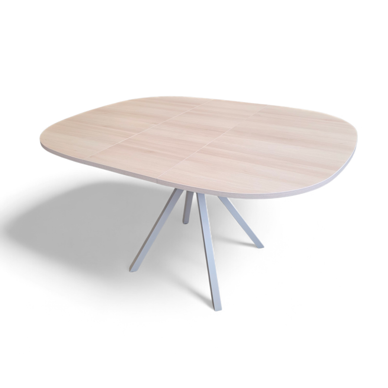 TABLE SNACK CARRÉE ANGLES ARRONDIS EXTENSIBLE ONYX - MODÈLE EXPOSITION