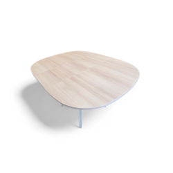 TABLE SNACK CARRÉE ANGLES ARRONDIS EXTENSIBLE ONYX - MODÈLE EXPOSITION