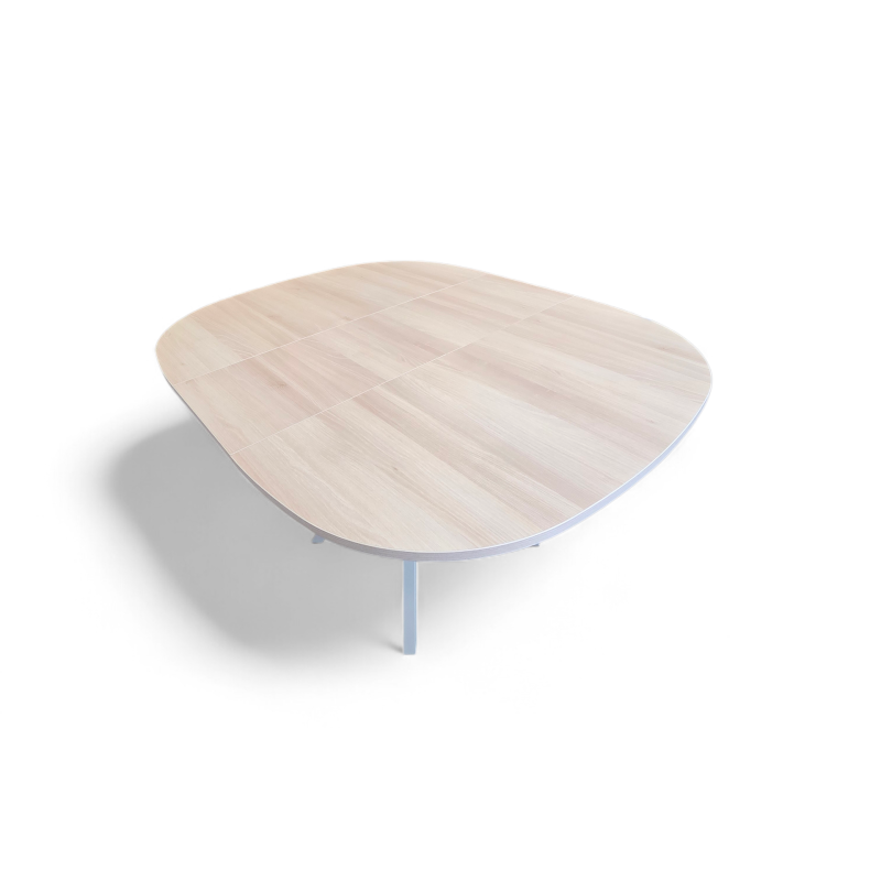 TABLE SNACK CARRÉE ANGLES ARRONDIS EXTENSIBLE ONYX - MODÈLE EXPOSITION