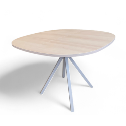 TABLE SNACK CARRÉE ANGLES ARRONDIS EXTENSIBLE ONYX - MODÈLE EXPOSITION