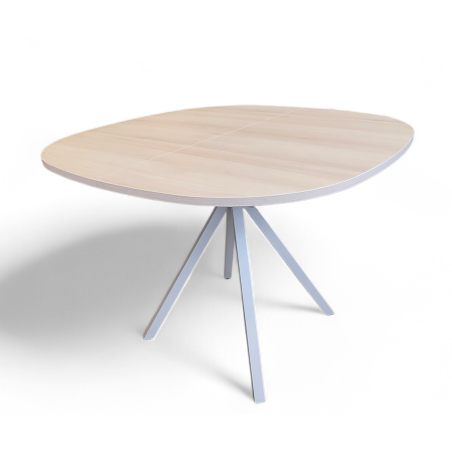 TABLE SNACK CARRÉE ANGLES ARRONDIS EXTENSIBLE ONYX - MODÈLE EXPOSITION