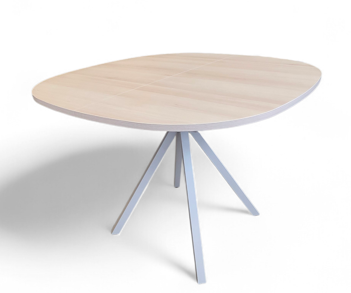 TABLE SNACK CARRÉE ANGLES ARRONDIS EXTENSIBLE ONYX - MODÈLE EXPOSITION
