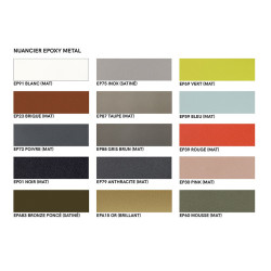 PETITE TABLE DE CUISINE RONDE EN STRATIFIÉ BASIC