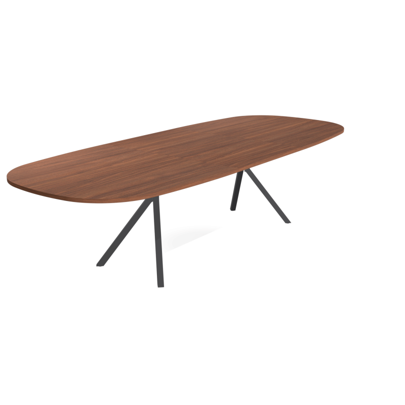 TABLE OVALE DANOIS EXTENSIBLE ONYX