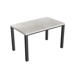 TABLE ÎLOT DE CUISINE RECTANGULAIRE QUBE