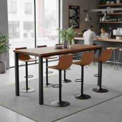 TABLE BAR RECTANGULAIRE QUBE