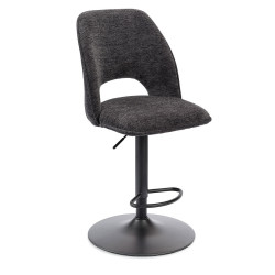 TABOURET RÉGLABLE NOLWEEN EN TISSU DÉCO MODERNE