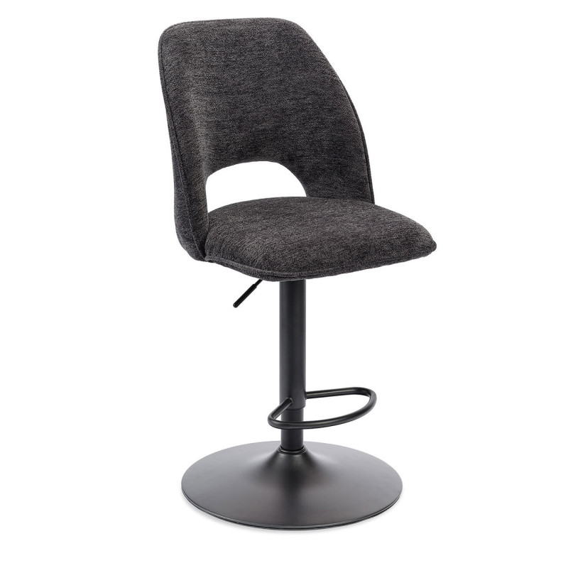 TABOURET RÉGLABLE NOLWEEN EN TISSU DÉCO MODERNE