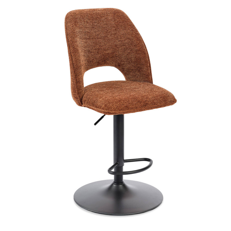 TABOURET RÉGLABLE NOLWEEN EN TISSU DÉCO MODERNE