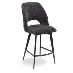 TABOURET SNACK PIVOTANT EN TISSU DÉCO NOLWEEN